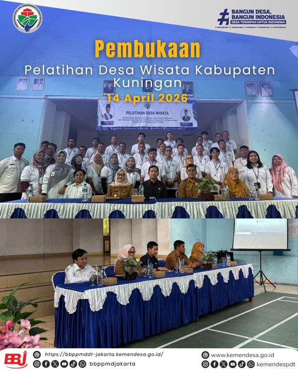 Pembukaan Pelatihan Desa Wisata di Kabupaten Kuningan