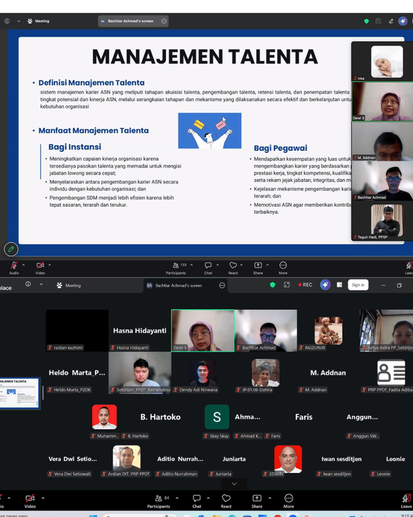 AKSELERASI MANAJEMEN TALENTA: DITJEN PPDT KEMENDESA PDT PERKUAT INTEGRITAS DATA MELALUI APLIKASI SIMATA BKN